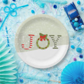Joy - Weihnachten Pappteller (Party)