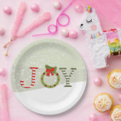 Joy - Weihnachten Pappteller (Party)