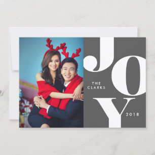 JOY Weihnachts-Fotokarten / Feiertage Einladung