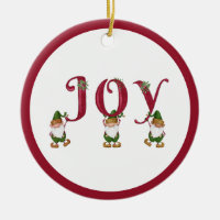 JOY Weihnachtselfen halten Briefe