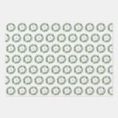 "Joy" Weihnachtsfeier Geschenkpapier Set (Vorderseite 3)