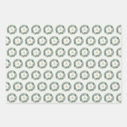 "Joy" Weihnachtsfeier Geschenkpapier Set (Vorderseite 3)