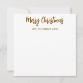 JOY-Weihnachtskarte zur Geburt Christi (Rückseite)