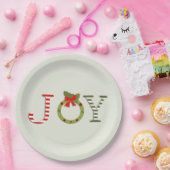 Joy - Weihnachtsplatten Pappteller (Party)