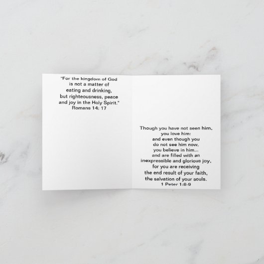 Joy White Daisy Blume wählen (Innenseite)