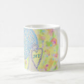 Joy White Guardian Angel Art Coffee Cup oder Tasse (VorderseiteRechts)