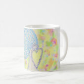 Joy White Guardian Angel Art Coffee Cup oder Tasse (VorderseiteRechts)