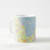 Joy White Guardian Angel Art Coffee Cup oder Tasse (Vorderseite Links)