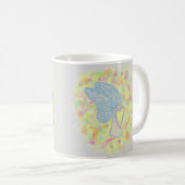 Joy White Guardian Angel Art Kaffee Cups oder Tass Kaffeetasse (VorderseiteRechts)