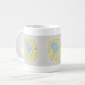 Joy White Guardian Angel Art Kaffeetassen oder Cup (Vorderseite Links)