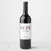 JOY Wine Labels Weinetikett (Vorderseite)