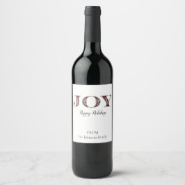 JOY Wine Labels Weinetikett