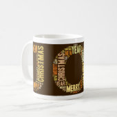 JOY WordcloY Christmas Kaffeetasse (Vorderseite Links)