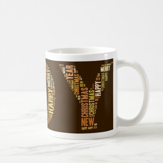 JOY WordcloY Christmas Kaffeetasse (Rechts)