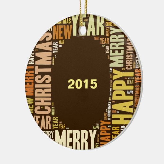 JOY WordcloY Christmas Keramikornament (Links)