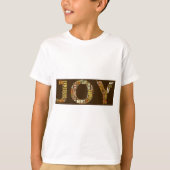 JOY WordcloY Christmas T-Shirt (Vorderseite)