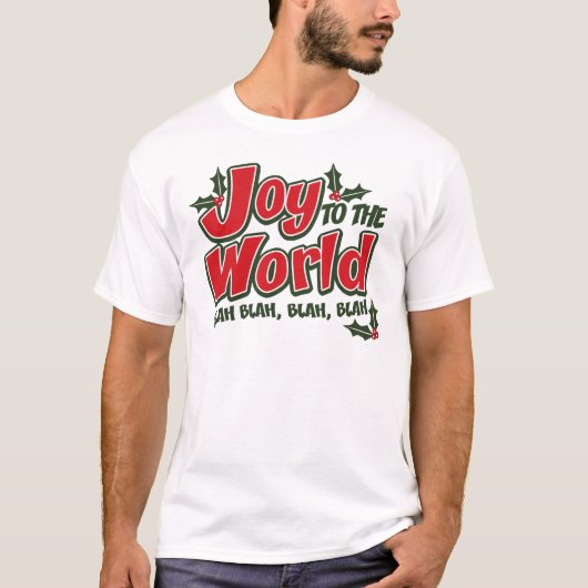 Joy World Blah Blah unisex T - Shirt (hell) (Vorderseite)
