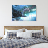 JOY - Wrapped Canvas Leinwanddruck (Insitu (Schlafzimmer))