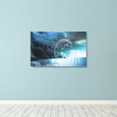 JOY - Wrapped Canvas Leinwanddruck (Insitu (Holzboden))