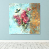 JOY - Wrapped Canvas Leinwanddruck (Insitu (Holzboden))