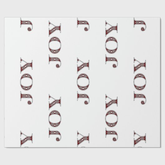 JOY Wrapping Paper Geschenkpapier (Flach)