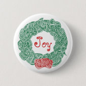 Joy Wreath Button (Vorderseite)