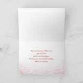 Joy Wreath Christmas Card Karte (Innenseite)