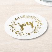 Joy Wreath Christmas Untersetzer (Angewinkelt)