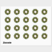 Joy Wreath - Circle Sticker (Blatt)