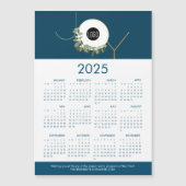 JOY Wreath Custom Logo Blue 2025 Magnetkarte (Vorderseite)