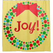 Joy Wreath Duschvorhang (Vorderseite)