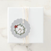 Joy Wreath Gift Tag | Feiertage Geschenkanhänger (Beispiel)
