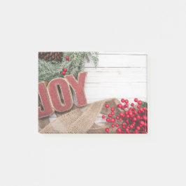 Joy & Wreath Holiday Collection Post-it Klebezettel