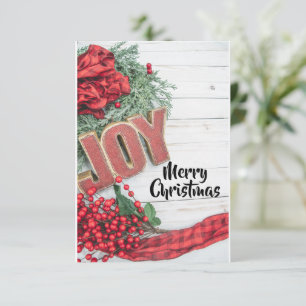 Joy & Wreath Holiday-Kollektion Karte