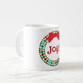 Joy Wreath Kaffeetasse (Vorderseite Links)