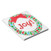 Joy Wreath Notizblock (angewinkelt)