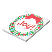 Joy Wreath Notizblock (Rotiert)