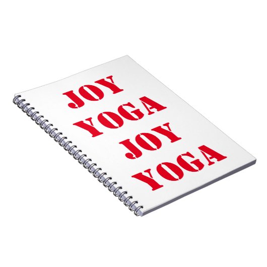 Joy Yoga Joy Notizblock (Rechte Seite)