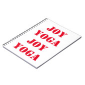 Joy Yoga Joy Notizblock (Linke Seite)