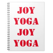 Joy Yoga Joy Notizblock (Vorderseite)