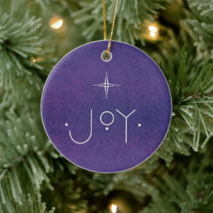 JOY-Zierarbeit, MIT PERSONALISIERTER NACHRICHT Keramik Ornament