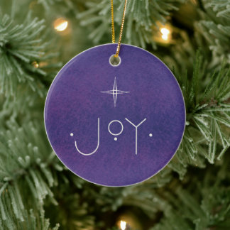 JOY-Zierarbeit, MIT PERSONALISIERTER NACHRICHT Keramik Ornament
