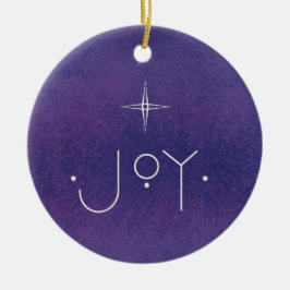 JOY-Zierarbeit, MIT PERSONALISIERTER NACHRICHT Keramik Ornament
