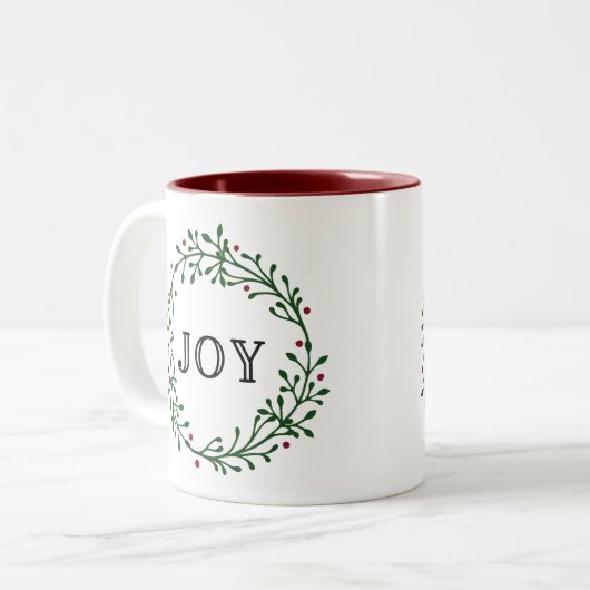 Joy Zweifarbige Tasse (Vorderseite Links)