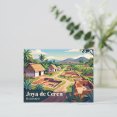 Joya de Cerén El Salvador Postkarte (Stehend Vorderseite)