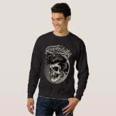 Joyable Skull Of Motivational Drifting Quote Sweatshirt (Vorne ganz)