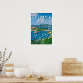 Joyau der Karibik: Saint John’s Poster (Küche)