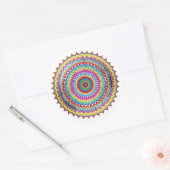 Joyburst Mandala clipart Runder Aufkleber (Umschlag)