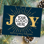 Joybusiness Logo Weihnachtsfeiertag Snowflake Postkarte