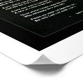 Joyce Kilmer Gedicht "Bäume" Poster mit Foto (Ecke)